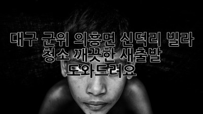 대구 군위 의흥면 신덕리 빌라 청소, 깨끗한 새출발 도와드려요! ✨